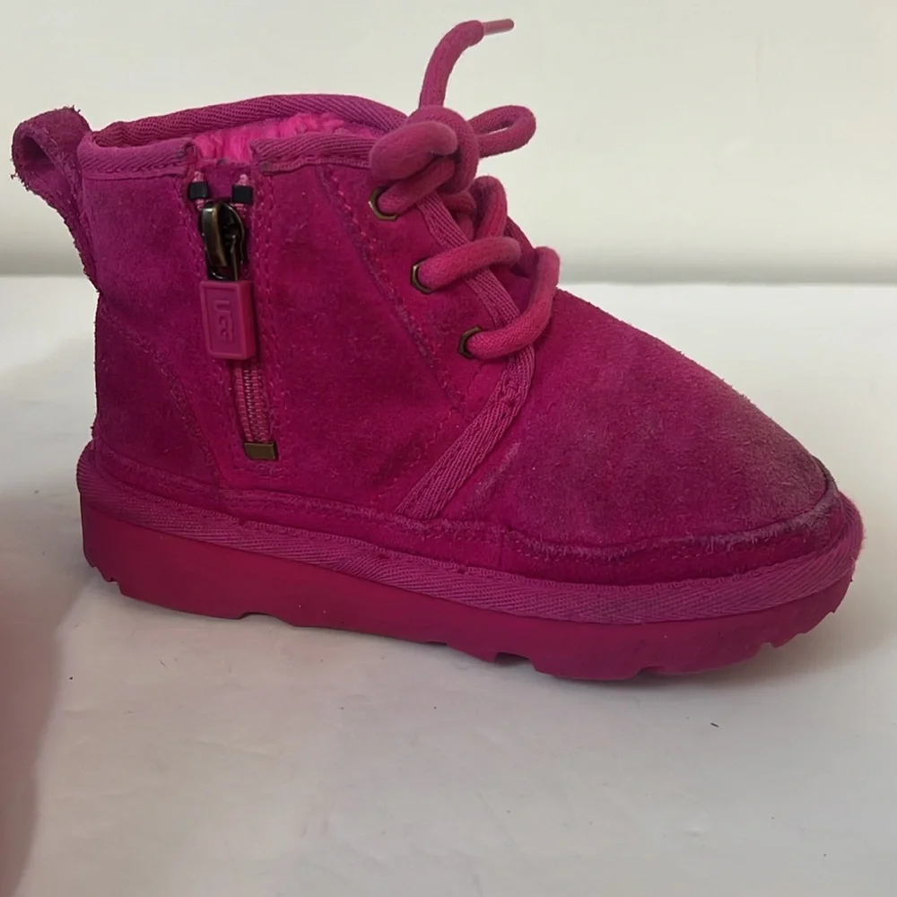 UGG Kids Fuchsia Boots sz 9